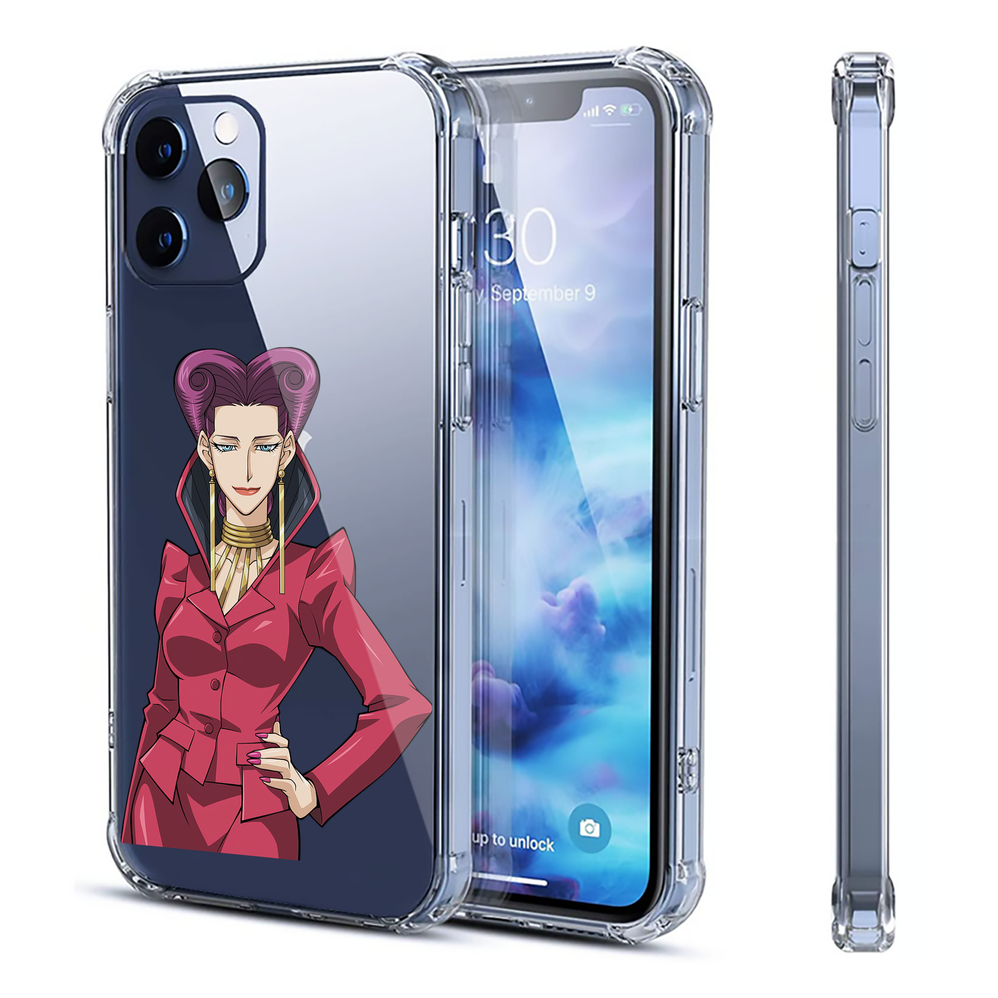 （画像用） 遊☆戯☆王 Yu-Gi-Oh! 【iPhone 12シリーズ対応】透明スマホケース（クリアソフトケース）